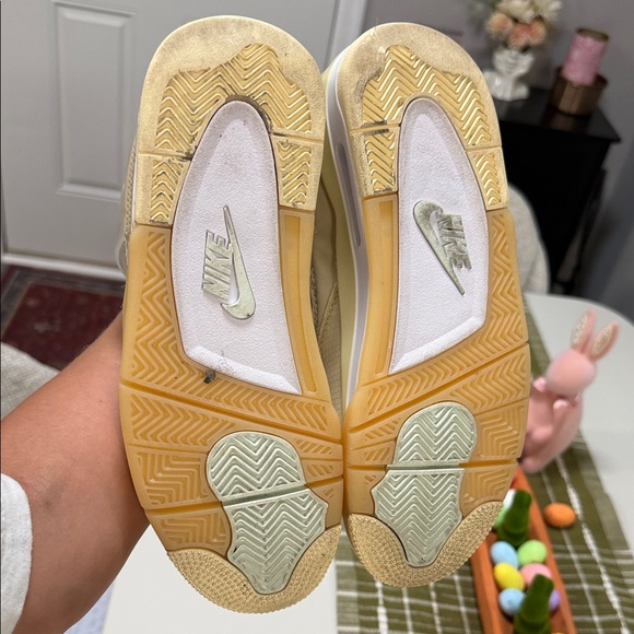 Off white 4 Jordan sail Sneakers - Picture 7 of 9